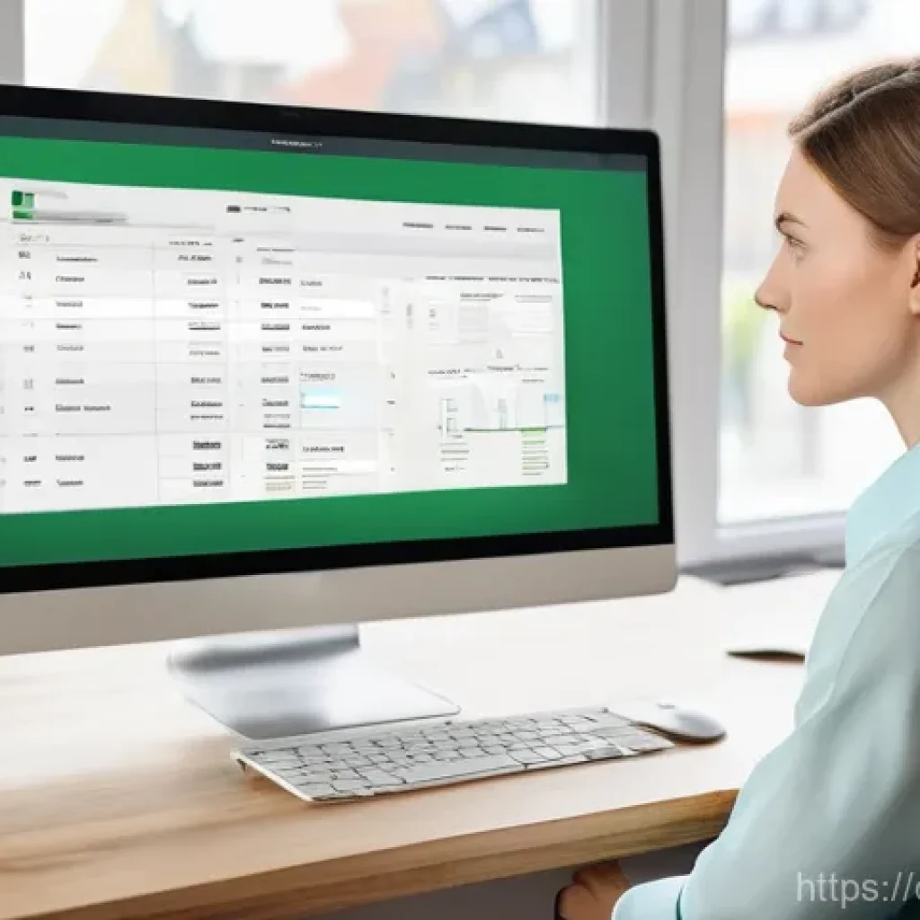세금계산서 작성 요령 - **Prompt:** A sleek, modern digital workstation in a bright, minimalist home office in a German city...